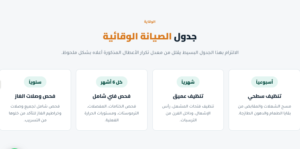 صيانة دورية للافران
