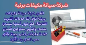 شركة صيانة مكيفات برنية